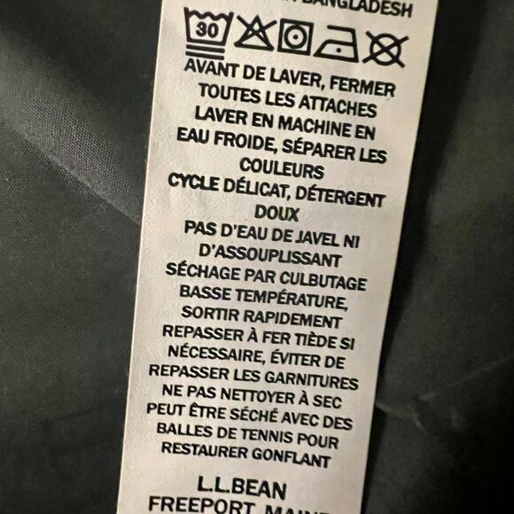 LL Bean Men’s Mountain Classic Down Parka – Size M Regular – NAVY - Picture 6 of 9